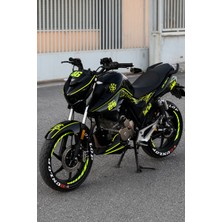 Banxtre Mondial Drift-L Için 33 Parça Neon Sarı Komple Sticker Seti