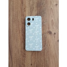 Newon Redmi 13C Kurdele Fiyonk Baskılı Içi Kadife Silikon Telefon Kılıfı