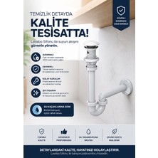 İz Yapı Arc Parlak Beyaz Sifon Pap - Up