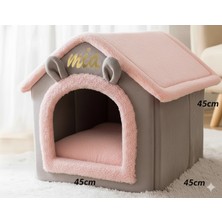 Empressco Doyapet Pembe Villa Özel Tasarım Kedi ve Köpek Yatağı Evi Kulübesi - Fiyatı, Yorumları