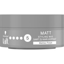 Taft Matt Styling Wax No.5, Mat Bitiş Saç Şekillendirici Wax 75ML