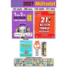 Tonguç Akademi 1'den 2'ye Hazırlık Kitabı 2026 Yaz Tatili 2. Sınıf 21. Yüzyıl Türkçe Becerileri Ingilizce Kelime Set