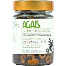 Agais Dilimlenmiş Siyah Zeytin