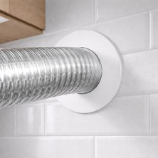 Mks Company Aspiratör Geçmeli Baca Contası 13,5 cm Beyaz
