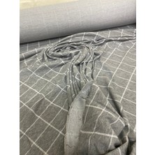 Ege Design Pamuk Jakar Ekose Interlok Kumaş