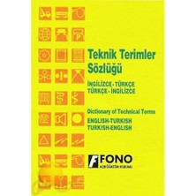 Fono Yayınları Fono İngilizce/Türkçe - Türkçe / İngilizce Teknik Terimler
