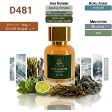Clea De Zenith D481 Deluxe Unisex Parfüm 60ML+5ML