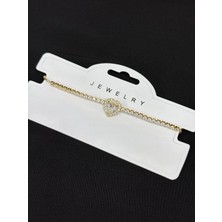 Melisa Takı & Aksesuar 316L Çelik Jewelry Gold Renk Asansörlü Bileklik
