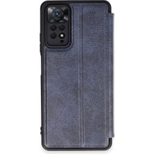 Uravas Store Redmi Note 12 Pro 4g Kılıf Flip Cover - Lacivert