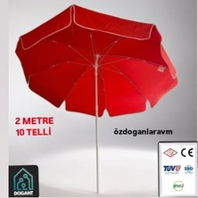 Dogant Kırmızı Plaj Şemsiyesi 200/10