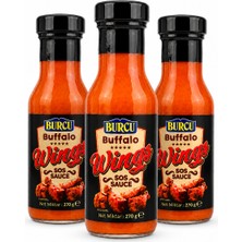 Burcu Buffalo Wings Sos 270 gr x 3 Adet