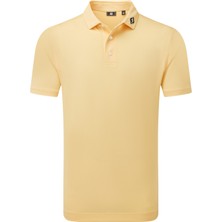 Footjoy Stretch Pique Solid Erkek T-Shirt Sarı 91839