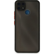 Uravas Store Realme C25 Kılıf Montreal Silikon Kapak - Siyah
