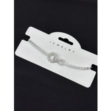 Melisa Takı & Aksesuar 316L Çelik Jewelry Gümüş Renk Asansörlü Bileklik