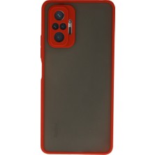 Uravas Store Redmi Note 10 Pro Kılıf Montreal Silikon Kapak - Kırmızı