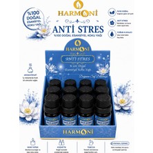 Harmoni Antistres Esansiyel Uçucu Koku 10ML 12'li Stant Difüzör Esansı Buhurdanlık Yağı ve Oda Kokusu