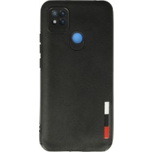Uravas Store Redmi 9c Kılıf Loop Deri Silikon - Siyah