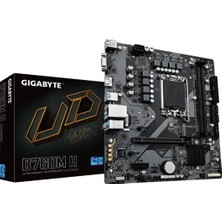 Gigabyte Gıgabyte B760M-H Ddr5 Vga-Hdmı Pcıe 4.0 1700P Matx