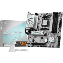 MSI Msı Pro B840M Gamıng Plus WIFI6E Ddr5 HDMI Pcıe 5.0 Am5 Matx