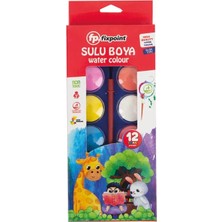 Fixpoint 12 Renk Sulu Boya Seti Non-Toxic