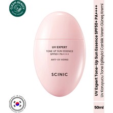 Scinic Uv Expert Tone-Up Sun Esans Ton Eşitleyici Canlılık Veren SPF50+ Pa++++ Güneş Kremi 50ML