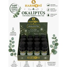 Harmoni Okaliptus Esansiyel Uçucu Koku 10ML 12'li Stant Difüzör Esansı Buhurdanlık Yağı ve Oda Kokusu