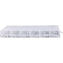 Robiz 400 Adet Smd Elektrolitik Kapasitör Set Kutulu  24 Çeşit Kondansatör 1uf 4.7uf 10UF 22UF 47UF 100UF 220UF 330UF 470UF 1000UF Elektronik Kart Üretim Prototip Servis Tamir Filtre