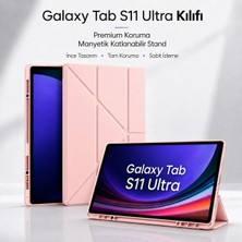 Ivoomi Galaxy Tab S11 Ultra Uyumlu Trifold Origami Standlı Akıllı Uyku Modlu Tablet Kılıfı