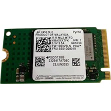 Micron 2400 M.2 2242 512GB NVMe SSD 2000 MB/s Okuma 1000 MB/s Yazma Hızı