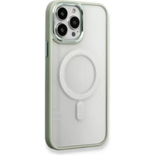 Iphone 14 Kılıf Room Magneticsafe Silikon - Su Yeşili