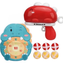 Dostoys Dinozor Top Fırlatıcı Kırmızı