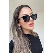 Ren Eyewear Reyne Noire UV400 Korumalı, Hafif ve Şık Tasarımlı Geniş Çerçeveli Kadın Güneş Gözlüğü YENİ SEZON
