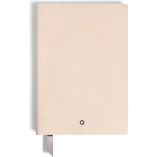 Montblanc Saffiano Deri Bej Orta Boy Defter 134783