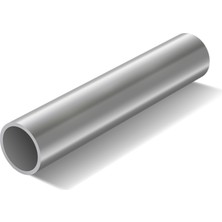 Metal Deposu Alüminyum Boru 8mm Çap 1mm Et Kalınlığı 50CM Boy