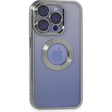 Iphone 15 Kılıf Slot Silikon - Gümüş