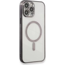 Iphone 13 Kılıf Magneticsafe Silikon - Siyah