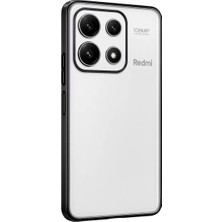 Poco X6 Kılıf Lensli Silikon - Siyah