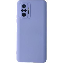 Redmi Note 10 Kılıf Nano Içi Kadife Silikon - Lila