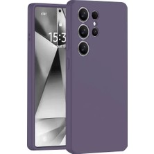 Galaxy S25 Kılıf Nano Içi Kadife Silikon - Mor