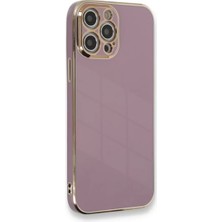 Iphone 12 Kılıf Volet Silikon - Mor