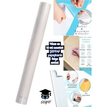 Seyfi Kırtasiye 45 cm x 10 Metre Yapışkanlı Rulo Folyo Asetat Şeffaf Dc-Fix