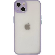 Iphone 14 Kılıf Montreal Silikon Kapak - Mor