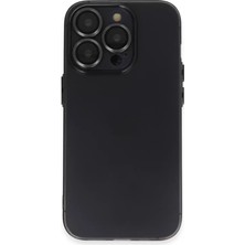 Iphone 14 Kılıf Luko Lens Silikon - Siyah