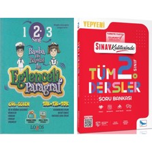 Akm Kitap Lodos Yayınları 2. Sınıf Eğlenceli Paragraf ve Sınav Yayınları Tüm Dersler Soru Bankası Seti 2 Kitap
