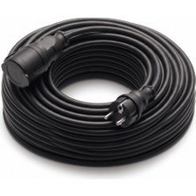 Geseus Elektrikli Araçlar ve Yüksek Güç Çeken Cihazlar İçin 3X2,5mm TTR Bakır Premium 30Mt Uzatma Kablosu IP44 Onaylı-
