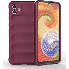 Galaxy A04E Kılıf Optimum Silikon - Bordo