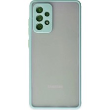 Galaxy A72 Kılıf Montreal Silikon Kapak - Turkuaz