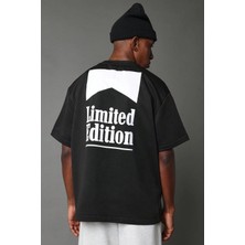 CC Collection Erkek Oversize Limited Edition Sırt Baskı Detaylı T-Shirt