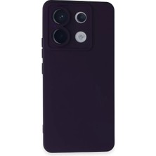 Redmi Note 13 5g Kılıf Nano Içi Kadife Silikon - Mor