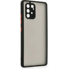 Bilfold Samsung Galaxy A91 / S10 Lite Kılıf Montreal Silikon Kapak - Siyah